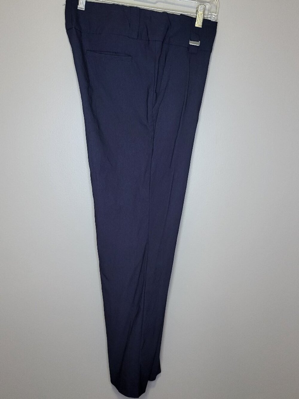 Lisette L Sport Montreal Navy Pull-On Golf Pants Size 14 Stretch Ankle Career